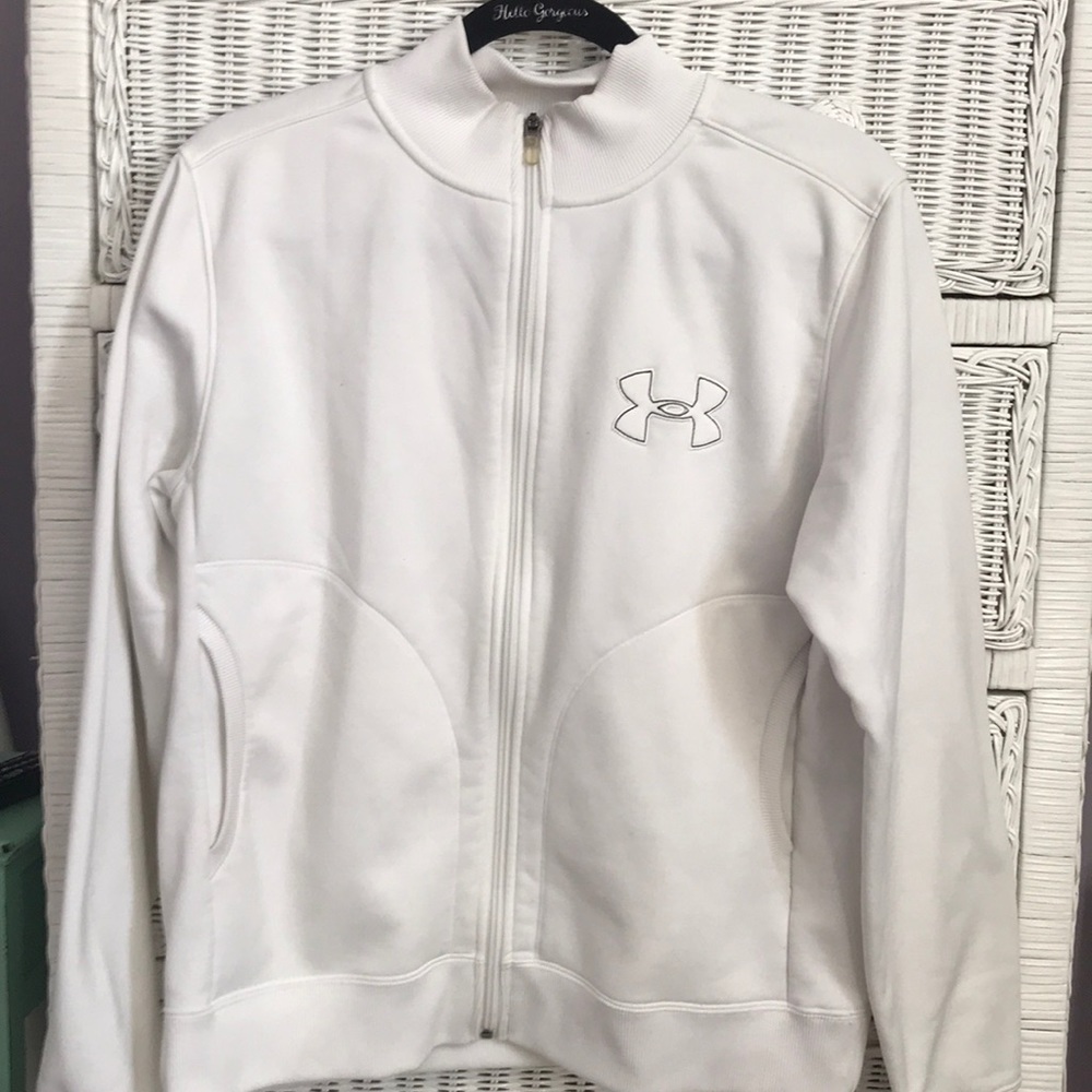 White under armor jacket